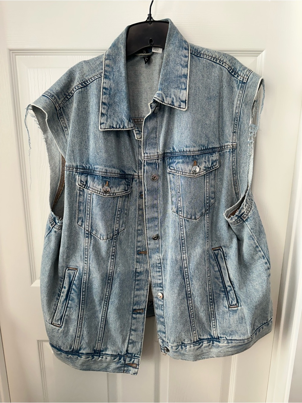 H&M Faded Blue Denim Jacket